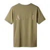 Summer Mens Designer T Shirt Två färger Letters flera stilar trycker casual man kvinnor lösa tees med flytande korta ärmar topp sälj lyx män t-shirt storlek m-4xl