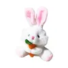 Sublimação do partido suprimentos 10 cm Easters Bunnys pelúcia brinquedos caça coelho keychain feliz dia da Páscoa decoração para casa 2022 crianças Páscoa recheada