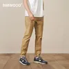 Spring Summer Tapered Pants Men Basic Comfortable Chinos Smart Causal High Quality Wardrobe Essential Trousers 220705