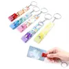 Porte-clés Extracteur de carte sans contact Porte-débit en acrylique adapté aux porte-clés à ongles longs avec CarraraKeychains Fier22