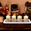 Juego de candelabros de candelabro para uso decorativo, soporte para el Día de San Valentín, candelabro para boda, vela para baño