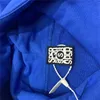Niebieski Sp5der 555555 bluza z kapturem mężczyźni kobiety wysokiej jakości wzór pajęczej sieci Young Thug swetry białe 555555 bluzy
