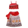 Flickans klänningar baby flicka vaiana klänning barn prinsessas sommar kostym barn jul karneval 3-10 års girl'Sgirl's