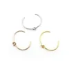 Bangle Trendy Round Circular Open Knot Bracelets For Women Elegant GoldColor Jewelry Noeud Armband Pulseiras DropshipBangleBangle Kent22