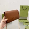 2022- Designerskie kobiety Bamboo Zamknięcie torby na ramię marka Cowhide Crossbody Portfel oryginalny skórzana torebka Projektanci luksusowe