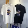 Men's T-Shirts Real Po Ader Error Men Women T-shirt Summer Harajuku Cotton Round Neck Plush Bear Couple T ShirtMen's