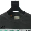 Novo AOP jacquard suéter de malha no outono / inverno 2023acquard máquina de tricô e personalizado jnlarged detalhe gola redonda algodão gru3wrw