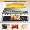 450/550mm Stainless Steel Plastic Food Cling Film Wrapping Sealing Supermarket Food Fruit Vegetable Packing Machine