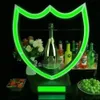 Ice Buckets And Coolers LED Rechargeable DOM Perignon Bottle Presenter Champagne Glorifier Display Cocktail Wine Whisky Display Case for NightClub