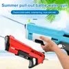 Outdoor Water Gun Toys Electric Wysokie ciśnienie dużych pojemności pistoletów wodnych letnia plaża basenowa gra interaktywna zabawki dla dzieci 220721