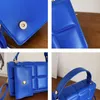 Evening Bags Female Small Green Handbag Designer Yellow Leather Shoulder Bag With Handle Blue Purse Crossbody For Women 2022