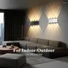 Duvar lambası Modern Küp LED Sconce Su Geçirmez IP65 İç Işık 110V 220V Banyo Açık Işığı 4W 6W 8wall