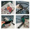 Mode graffiti taille tas voor vrouwen cartoon riemtas hoogwaardige hekelse hekelnijontwerper vrouwelijke crossbody borsttas 220611