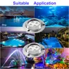 DC12V 10W IP68 Étanche Steamship LED Lumière Sous-Marine LED Éclairage Extérieur pour Piscine Lumières Couverture En Acier Inoxydable