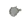 Designer carta charme pulseira clássico prata cor link corrente das mulheres dos homens encantos pulseiras jóias presente 98mld1399917