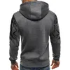 رجال pulver hoodie sweatshirt تدرج الطباعة اليومية اللياقة البدنية للملابس الرياضية الأساسية هوديس عرضية كبيرة الحجم من النوع الثقيل الرمادي الأبيض 220809