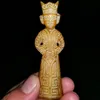 Objetos decorativos Figuras chinesas velhas raras jade jadeita colar