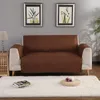 Stoelhoezen ideaal vaste kleur huisdieren sofa deksel wasbare afneembare handdoek armleuning bank slipcoverschair