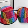 Sombrero de cubo multicolor Diseñador de moda Gorra de béisbol Calle al aire libre Casqueta de verano Mujeres Hombres Gorras ajustadas Letra de lujo G Sombreros 222719