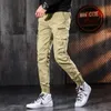 Fashion Tactical Cargo Pants Men Sport Joggers Casual Streetwear Hip Hop Slim Fit Trousers 220325