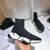 Designer Sneakers Knit 2.0Trainers Men Shoes graffiti Slip-on Trainers Women Stretch Mesh Lace-up Cushion Sneaker Top Quality with box NO18