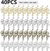 Pendentif Colliers 40pcs Feuille Charms Tibétain Alliage Arbre Feuilles Branche Perle Accessoire Pour Boucles D'oreilles Bracelet Fabrication De Bijoux 4 CouleursPendant