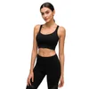 Sexig kvinnor sportbh topp LU-79 Kvinnlig Hollowout Sleeveless Fitness Gym Running Yoga Vest Tank Crop Top ActiveWear Brassiere