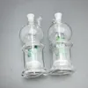 Glass Smoking Pipe Water Hookah New type of quiet filter glass water bottle with upper apple and lower sand core