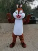 Costume de mascotte Chip E Dale Chipmunk, tenue fantaisie, dessin animé, noël, carnaval, fête d'anniversaire, tenue d'extérieur