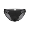 6PCS Sexy Gay Underwear Men Briefs See Through Mesh Underpants Low Waist Hombre Slip Gay Calzoncillos U Pouch Sissy Male Panties T220816