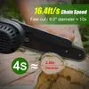 ZOIBKD Supply New Garden Sets Portable Small Handheld Mini Chainsaw 6" and 4" Chain High Efficiency for Wood Cutting Tree Pruning