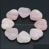 Sten l￶sa p￤rlor smycken naturligt hj￤rta 25mm 30mm rose kvarts yoga meditation Energyp￤rla f￶r chakra helande dekoration Dr Dhefy