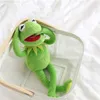 40cm Kermit Frog Sesame Street Frogs The Muppet Show Toys Birthday Christmas Plush Stuffed Doll for Kids 220628