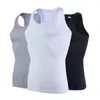 3 pièces/lot hommes coton débardeurs sous-vêtements garçon maillot de corps chemises transparentes mâle Bodyshaper Fitness lutte Singlets gilet 220507