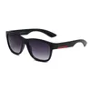 Designer zonnebril voor mannen dames bruine piloot zonnebril UV400 brillen metalen p-vorm frame lens mode rijdende goggle zonnebril rode frames goed