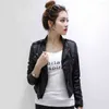 2022 Spring Leather Jacket Jaqueta Feminina Women Coat Casacos Feminino Sobretudo Abrigo Mujer Femme L220801