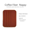 Elinfant Coffee Fiber Diaper Inserts for Baby Nappies Herbruikbare Wasbare Doek Insert Fraldas de Pano 5pcs/Pack 220512