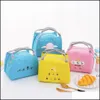 Lunch Bags Kitchen Storage Organization Housekee Home Garden Horse Portable Bag Thermal Insated Box Tote Cooler Bento Pouch Container Scho