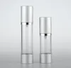 15 30 50 ml Airless Pump Bottle Refillerbara kosmetiska behållare Makeup Foundations och Serum Lätt Läckage Säker stötskyddad behållare SN6411