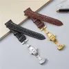 Watch Bands Crocodile Pattern Leather Strap 18mm 20mm 22mm 24mm Watchband With Stainless Steel Butterfly Buckle Calfskin Straps Hele22