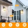 Motion Sensor Outdoor Wall Lamps Upgrade Dusk to Dawn Wall Sconce Waterproof Porch Light Fixtures Mount with Seeded Glass USA CA Stock Oemled