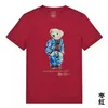 2022 Summer New Men's T-shirts Paul Raff Bear Loose Casual Printing Digital Manga curta