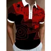 Luxury Mens Matching Clothing Polo Shirts Golf Wear Casual Plaid Short Sleeve Tee Men TurnDown Collar Zipper Polos Shirt Tops 220613