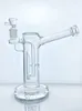 Clear and clean amazingly functional glass hookah 7" tall varattle jar with diffusion pump glass ball 19mm fitting gb446 water pipe rattlesnake