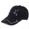 Seioum Мужские шляпы xx хип -хоп снимки шапок Gd Pin Pin Hole Женский бейсбольный прилив Black Gorras312Y