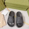 صندل نسائي منزلق مع G Designer Sandals - منصة Slide Mens Flip Flops أحذية الصيف موضة شبشب عريض مع صندوق