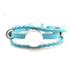 Sublimation blanks Charm bracelets Party Favor MDF Braided Hand Decorative Rope DIY Photo Valentines Day Gift Brace Lace PRO232