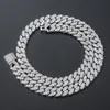 Fashion Hip Hop Necklace Men Designer Bracelet Cuban Link Chain Real Gold Plating Necklaces 16/18/20/22/24inch Rapper Diamond Chains Zirconia Stone 7/8inch Bracelets