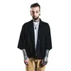 Мужские траншевые пальто тонкая кимоно кардиганская куртка Paver Man Японский стиль ретро -брейк -брейки.