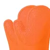 Oven Mitts 5Pcs/Set Heat Insulation Gloves With Silicone Long Mittens Gloves/Pot Holders Placemat Bakeware Set Kitchen ToolsOven